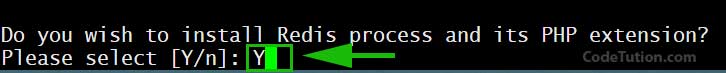 Do you wish to install Redis Process and its PHP Extension
