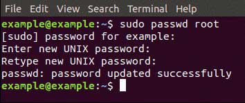 Change Root Password on Linux